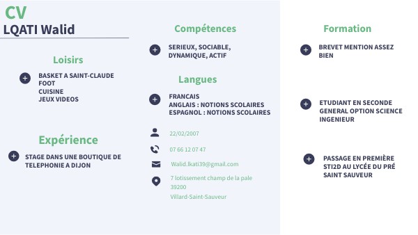 BASIC CV | Genially
