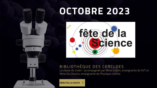 sortie fête de la science 2023 | Genially