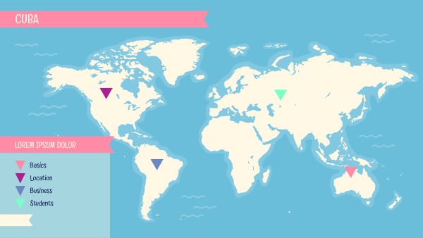 ILLUSTRATED WORLD MAP | Genially