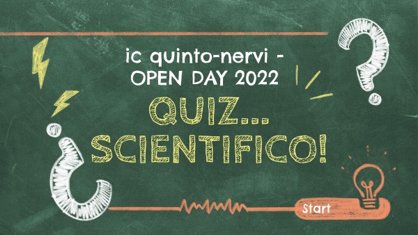 Copia - QUIZ di scienze per open day 2025 | Genially
