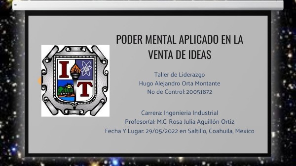 Actividad 3.3 "Poder mental aplicado en las ventas de ideas" | Genially