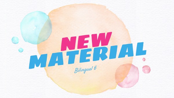 NEW MATERIAL - BL6