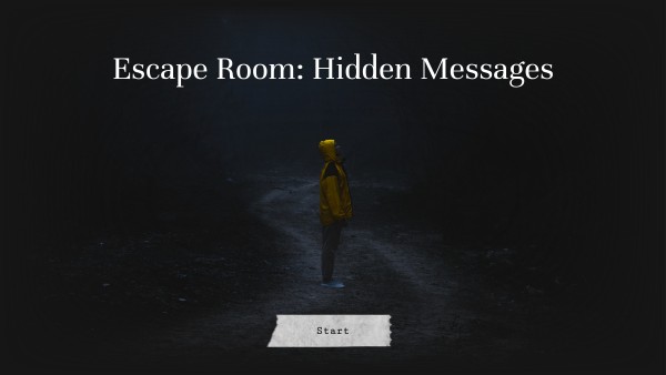 ESCAPE ROOM: HIDDEN MESSAGES