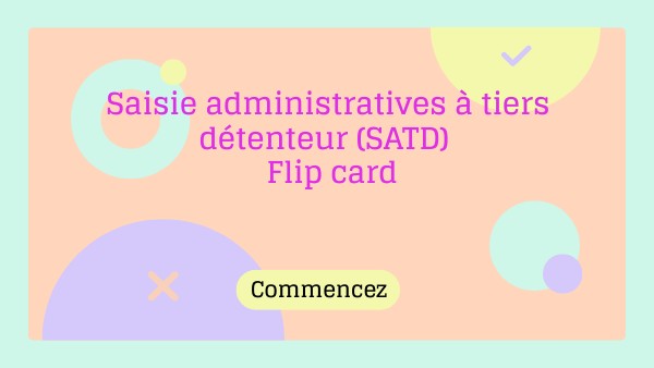 🇫🇷 FR - Saisie administratives à tiers détenteur (SATD)