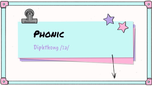 16. Pronunciation - diphthong ɪə | Genially