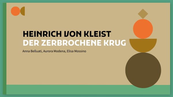 Gestalt Aus Der Zerbrochene Krug view.genially.com
