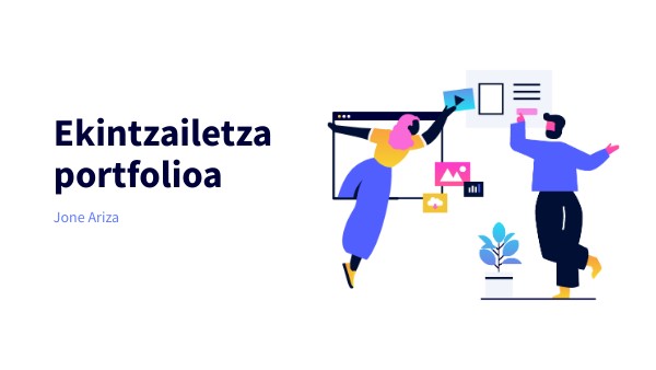 Jone Ariza portfolioa | Genially