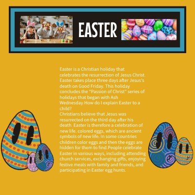 Easter interactive card