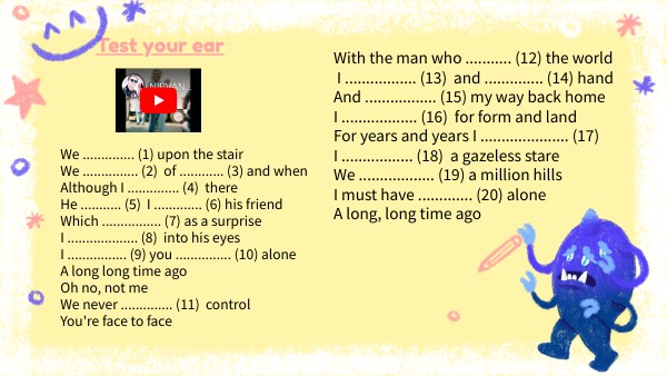 Test Past Ear | Genially