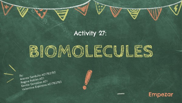 Biomolecules | Genially