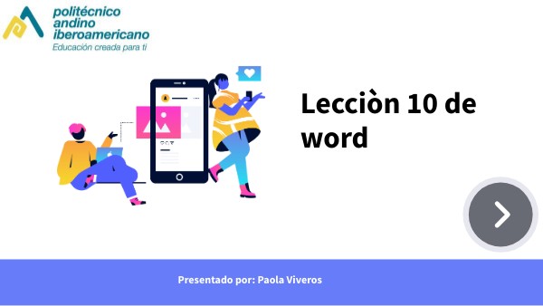 Lección 10 de Word | Genially