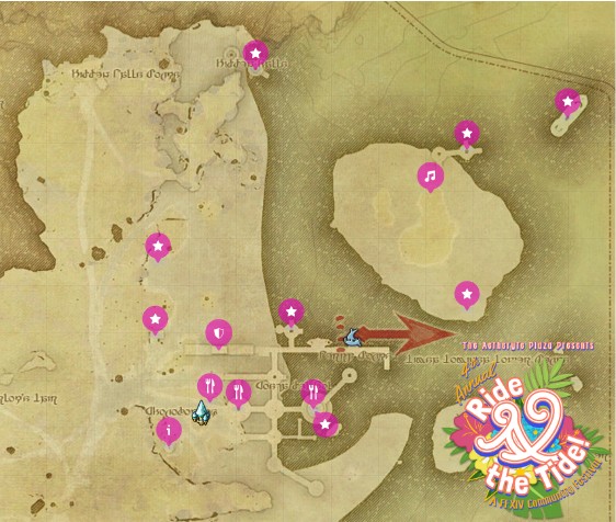 Ride the Tide 2023 Interactive Map | Genially