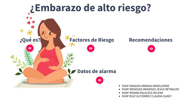Consideraciones en embarazo de alto riesgo | Genially