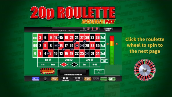 20p Roulette Double Pay