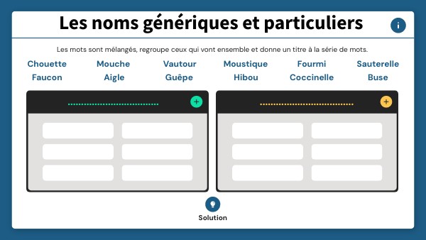 Exercices Noms Génériques Et Particuliers Cm2 view.genially.com