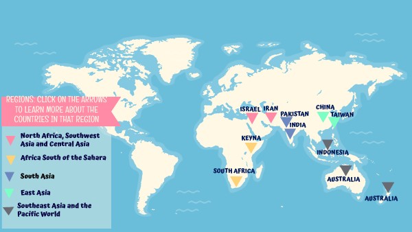 ILLUSTRATED WORLD MAP