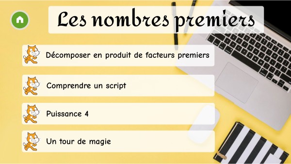 3e - Scratch - N4 - Les nombres premiers | Genially