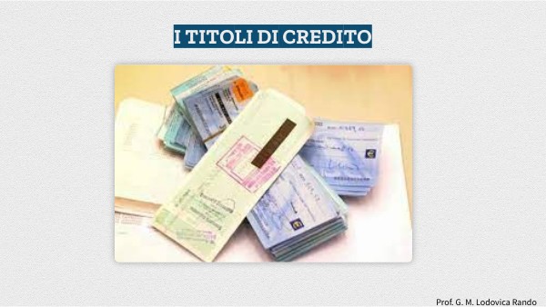 I titoli di credito | Genially