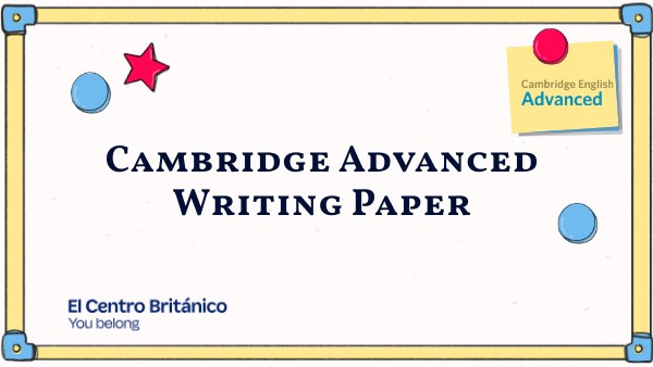 Writing C1 and B2 | Genially