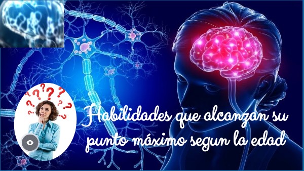 Habilidades que se alcanzan en el punto máximo según edad