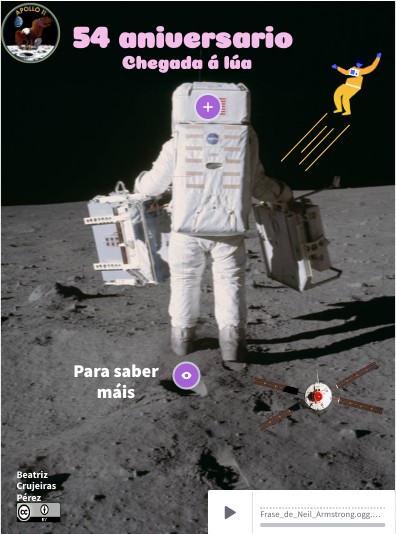 54 aniversario chegada á lúa