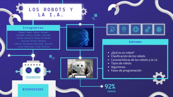 Presentación: Robots e I.A. | Genially