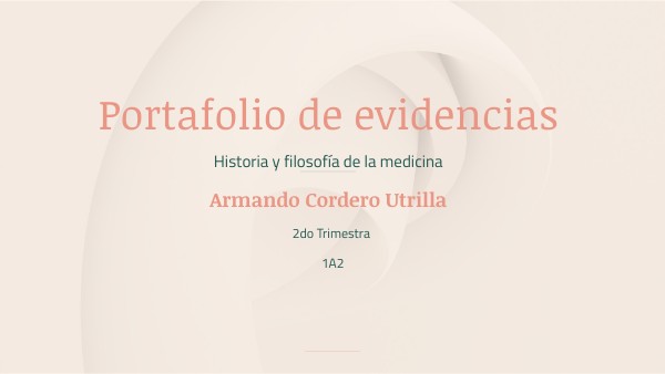 Portafolio de evidencias historia