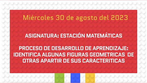 Matematicas: Miercoles 30/08/2023 | Genially