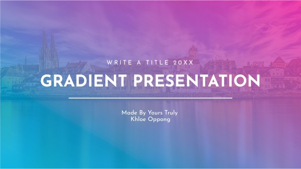 GRADIENT PRESENTATION
