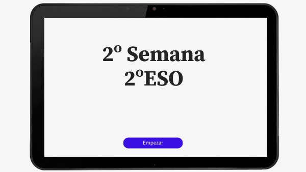 Segunda semana 2ºESO | Genially