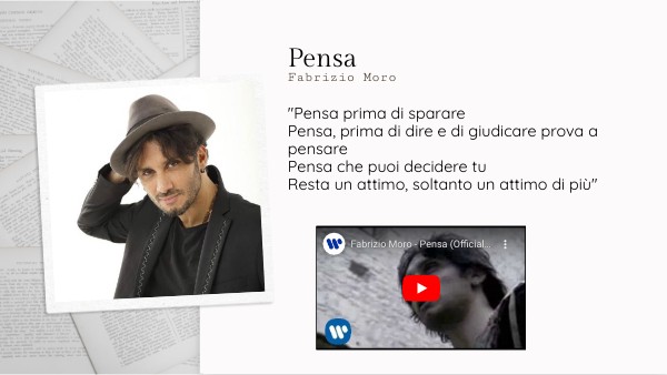 Pensa -Fabrizio Moro
