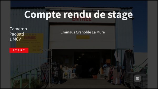 Compte rendu de stage 3