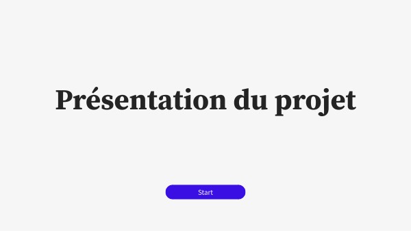 Basic interactive presentation