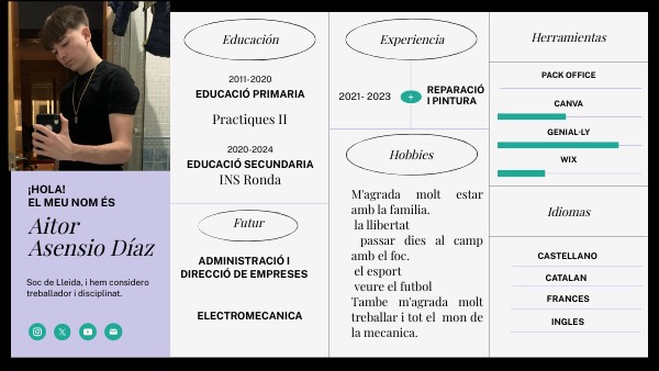 CV Infográfico | Genially