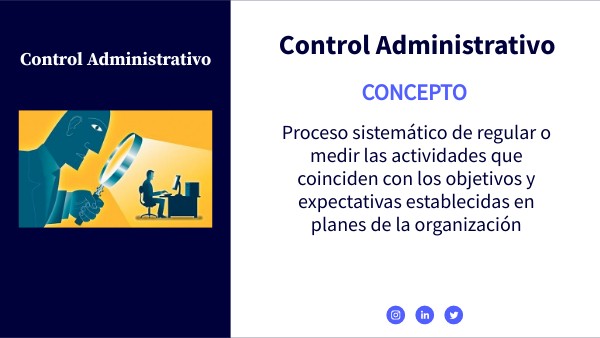 Infografía de Control Administrativo | Genially