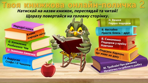 Твоя книжкова онлайн-поличка 2 | Genially
