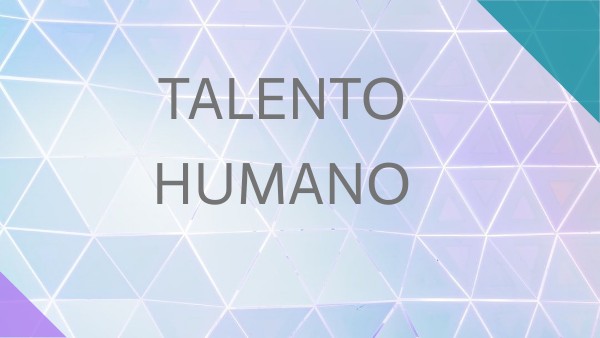 TALENTO HUMANO
