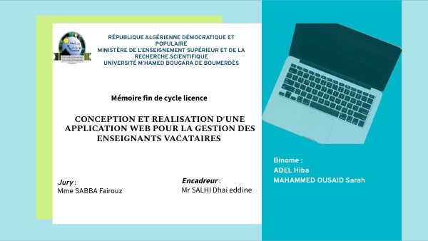 Gestion vacation | Genially
