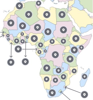 Mapa Àfrica Gerard