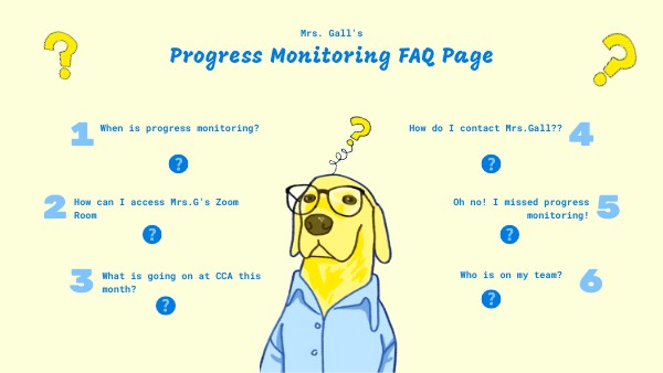 Mrs. G's Progress Monitoring Resources | Genially