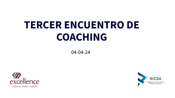 Tercer encuentro RICSA
