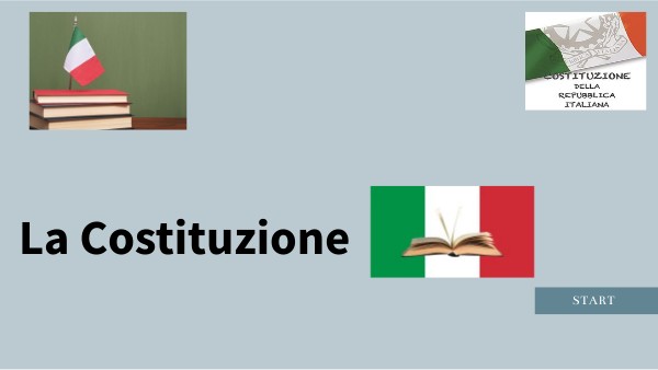 La Costituzione italiana | Genially