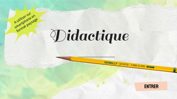 Didactique | Genially