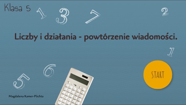 EDIT Własności liczb naturalnych klasa 5 | Genially