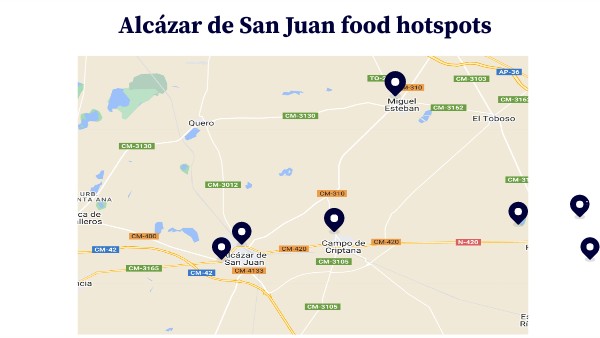 restaurants interactive map