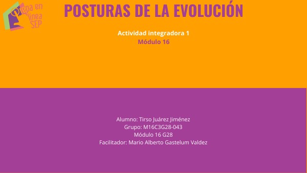 Posturas de la evolución | Genially