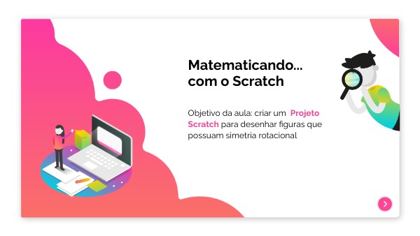 Aula Scratch - simetria rotação | Genially