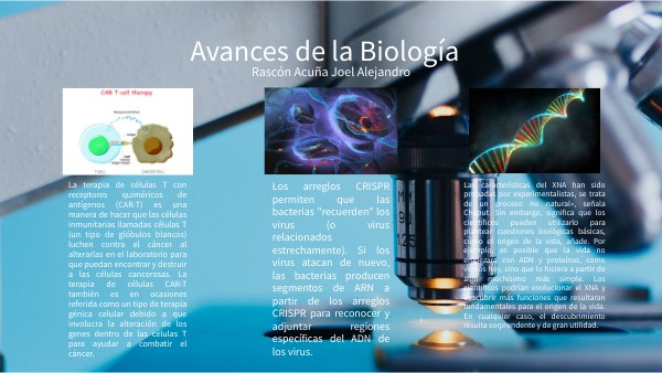 Avances de la Biología