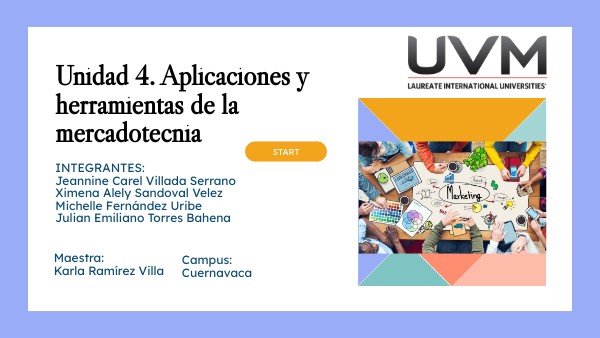 PRESENTACIÓN HERRAMIENTAS DE LA MERCADOTECNIA | Genially