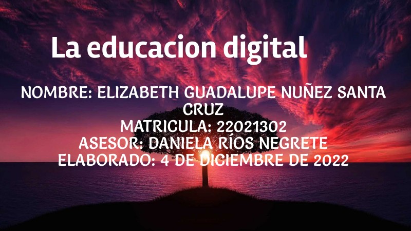 Reto 5 la educacion digital. | Genially